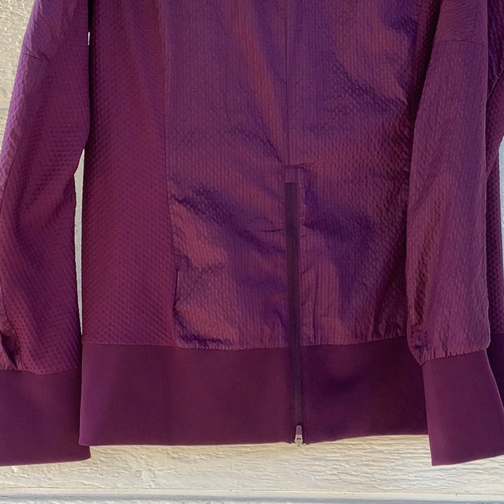 Adidas Running Wind Jacket Medium Plum - image 6